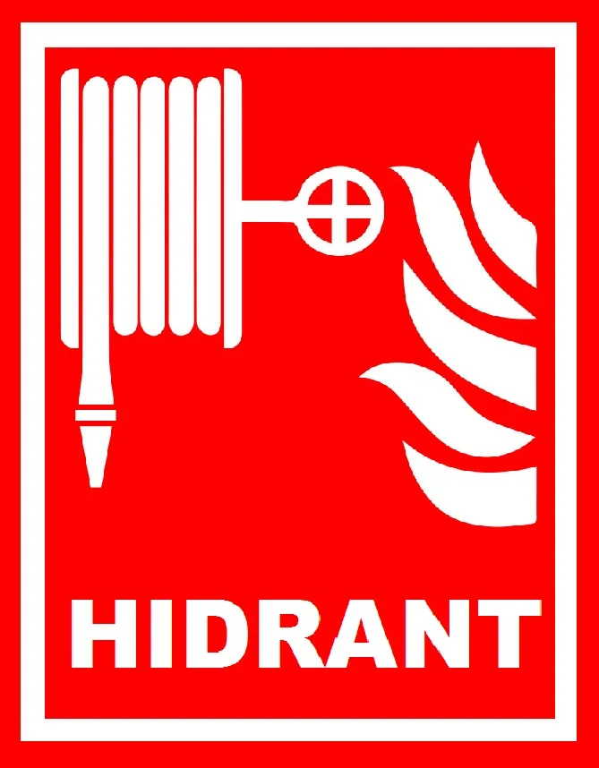 Placuta de semnalizare hidrant