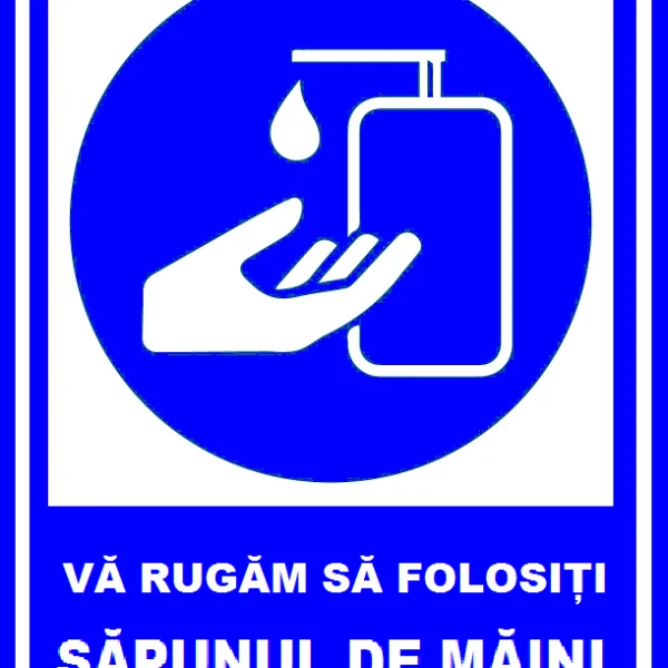 Placuta va rugam sa folositi sapunul de maini