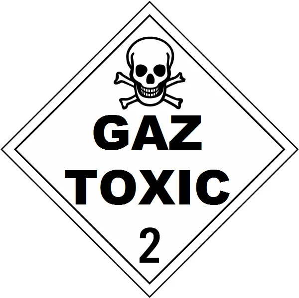 Placuta pentru gaz toxic