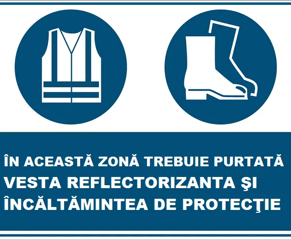 Placuta pentru vesta reflectorizanta si incaltamintea de protectie