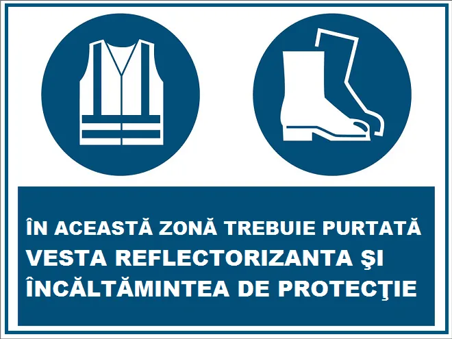 Placuta pentru vesta reflectorizanta si incaltamintea de protectie