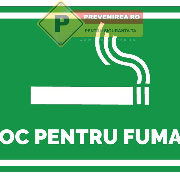 Indicator verde loc de fumat