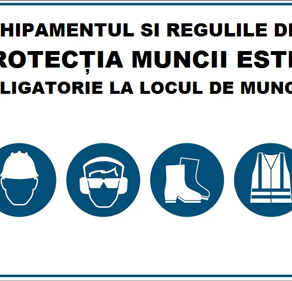 Placuta echipamentul si regulile de protectia muncii este obligatorie