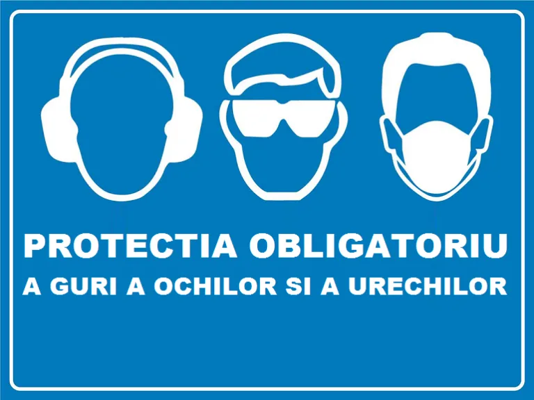 Placuta protectia obligatoriu a guri a ochilor si a urechilor