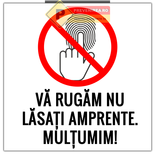 Indicator va rugam nu lasati amprenta,