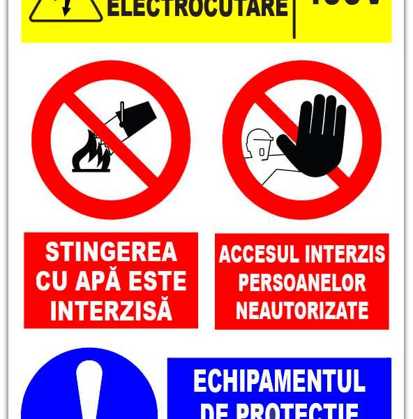 Panou pentru tablourile electrice