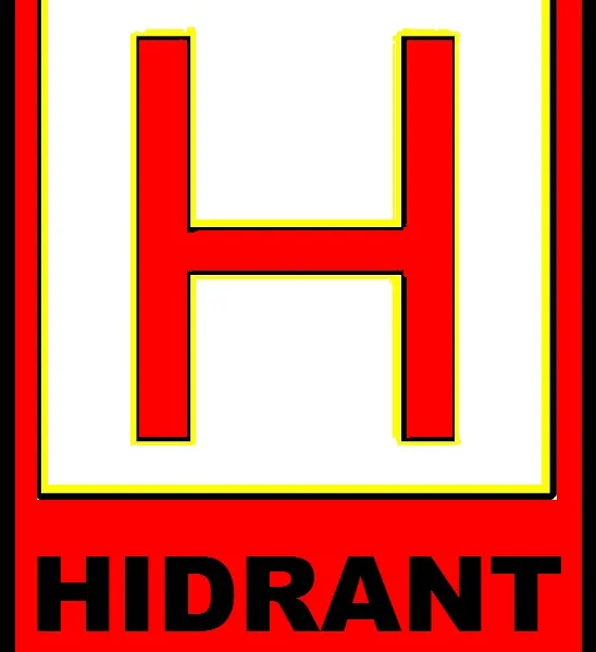 Placuta pentru marcaje hidranti