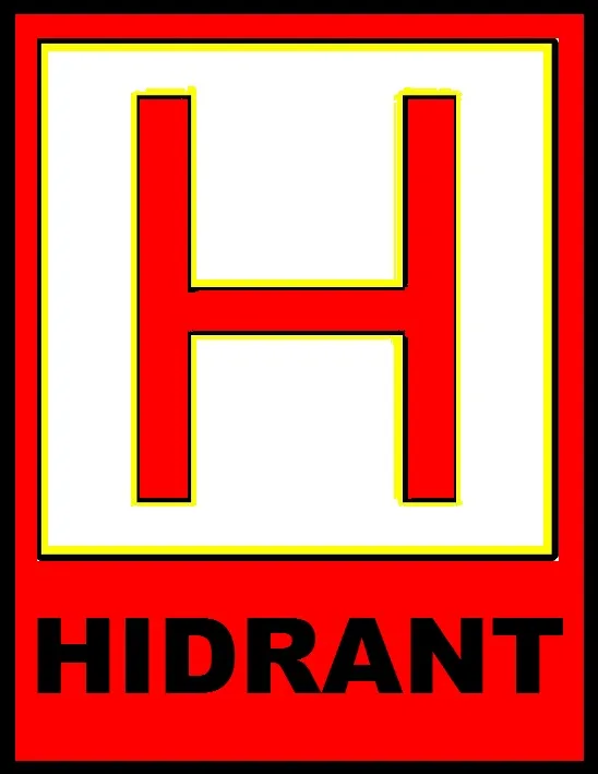 Placuta pentru marcaje hidranti