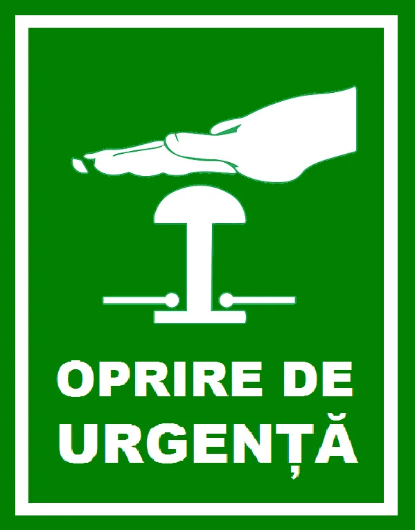 Placuta oprire de urgenta