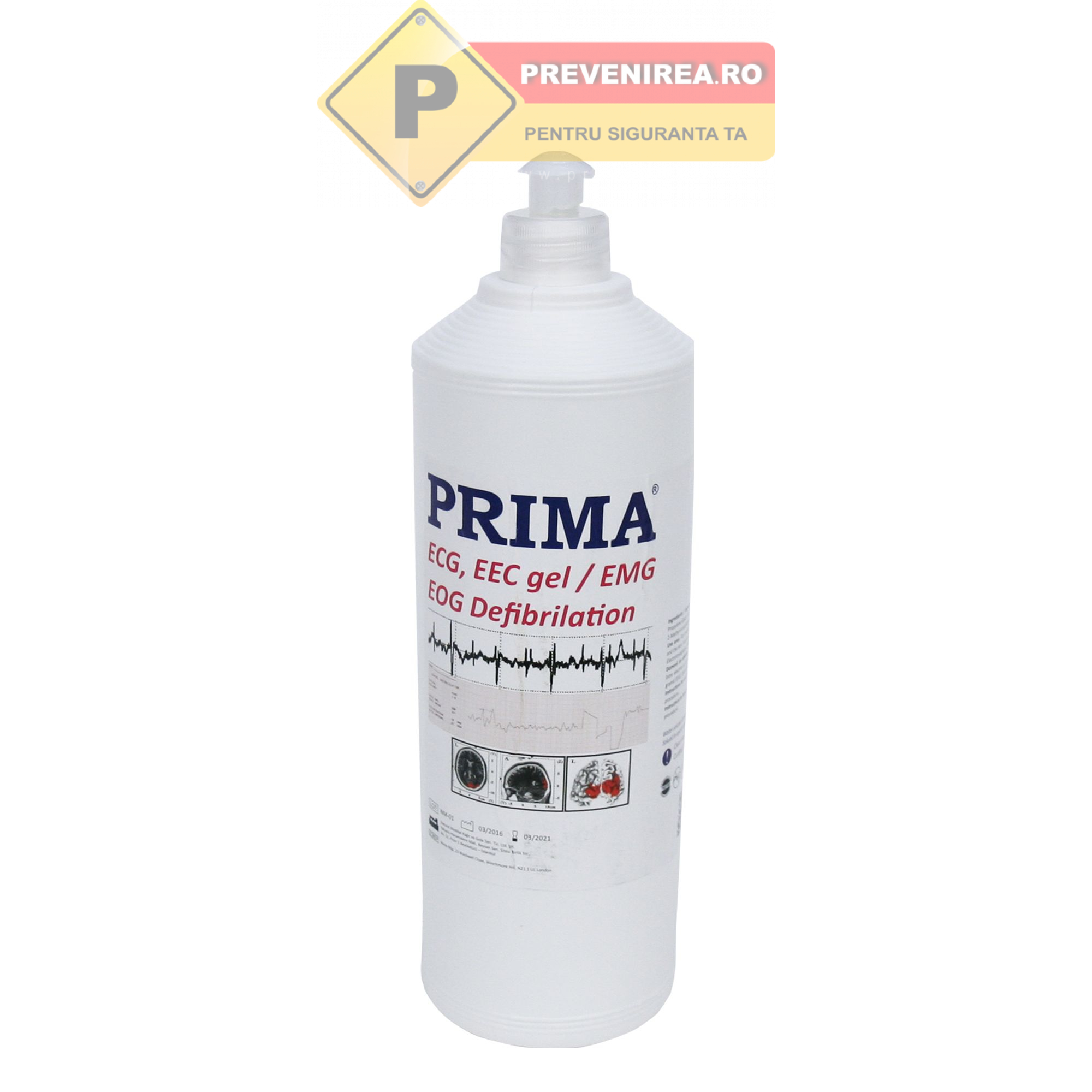 Gel Transparent EKG & EEG 260 ml - Performanță Profesională, Conductivitate Superioară