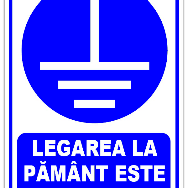 Indicator legarea la pamant este obligatorie