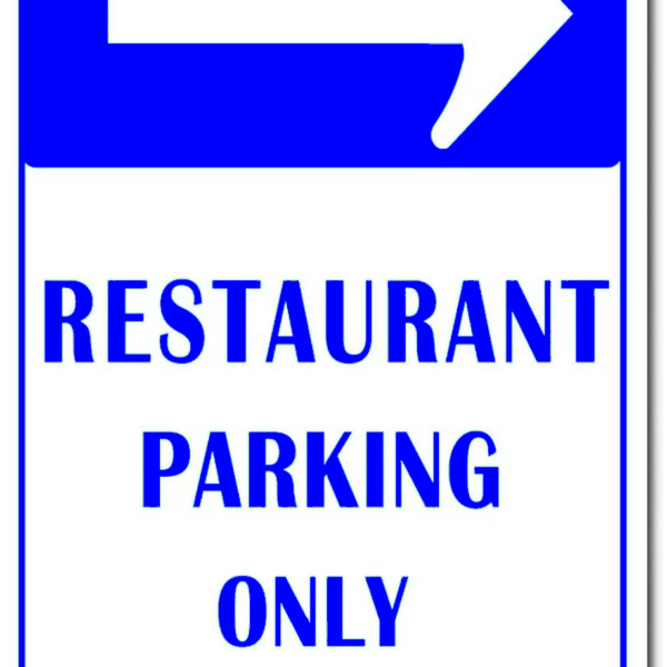 Private Property  Restaurant sign
