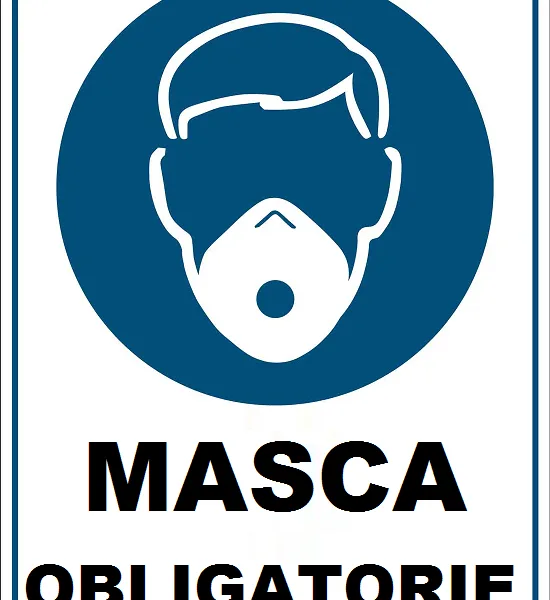 Placuta masca obligatorie