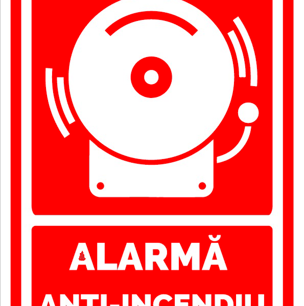 Semn cu Alarma de incendiu