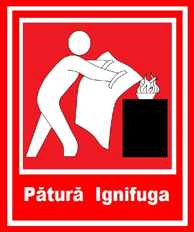 Placuta pentru patură Ignifuga