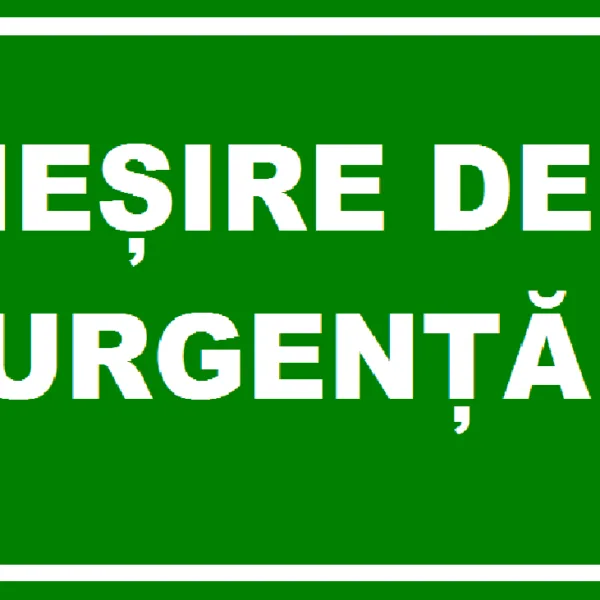 Placuta iesire de urgenta
