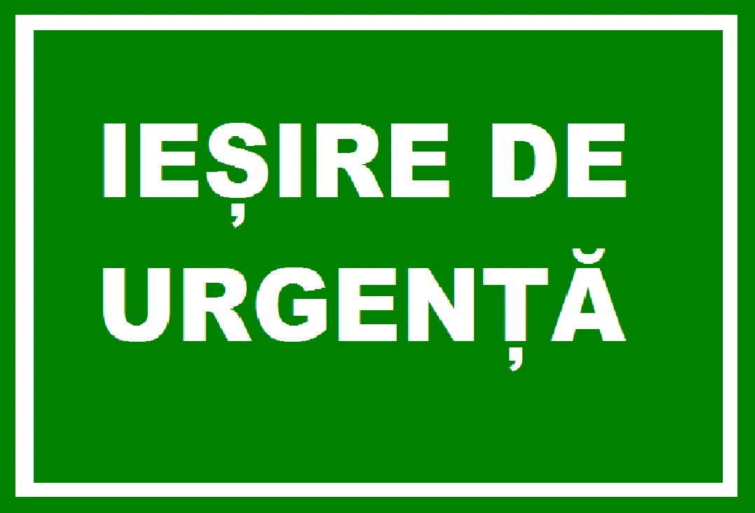 Placuta iesire de urgenta
