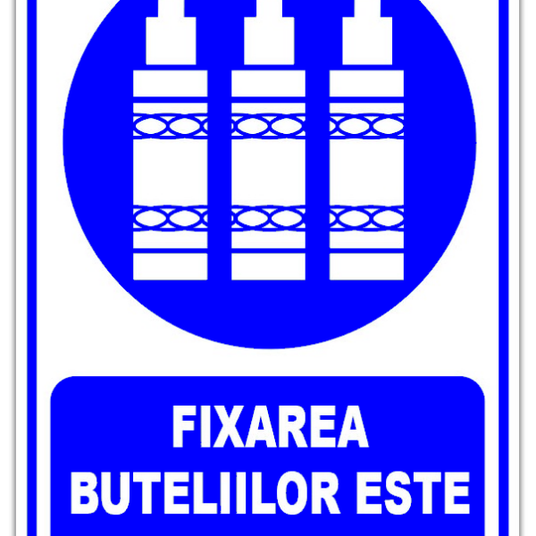 Indicator fixarea buteliilor este obligatorie