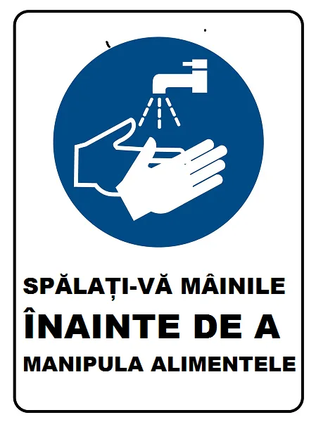 Placuta spalati-va mainile inainte de a manipula alimentele