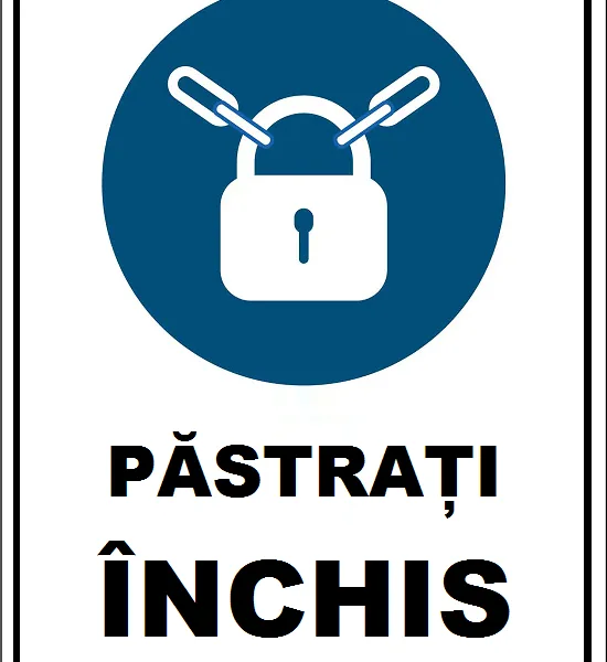 Placuta pastrati inchis