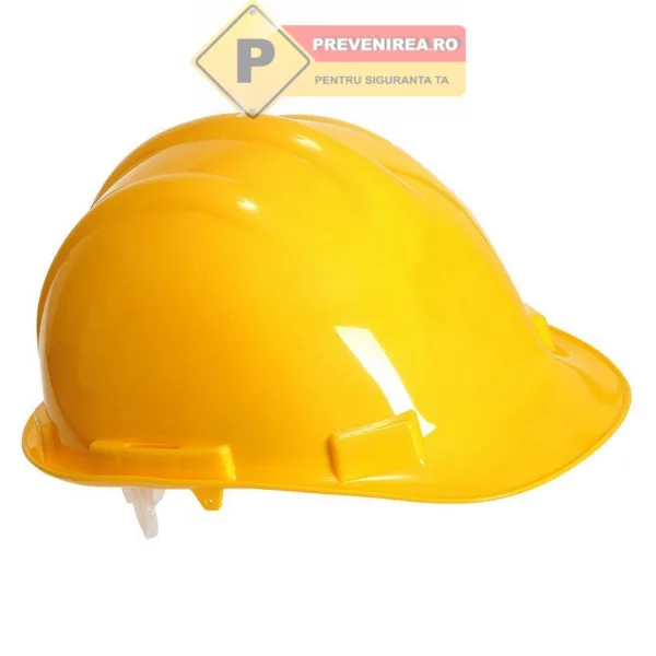 Cască de Siguranță Galbenă cu Design Confortabil - Protecție Maximă