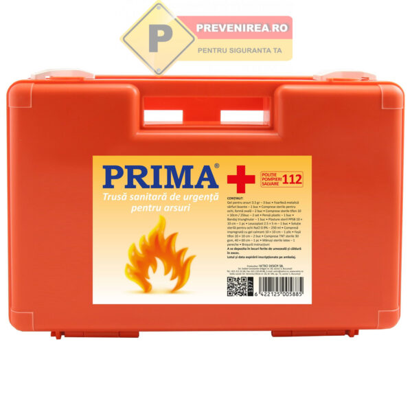 Trusa pentru prim ajutor si arsuri