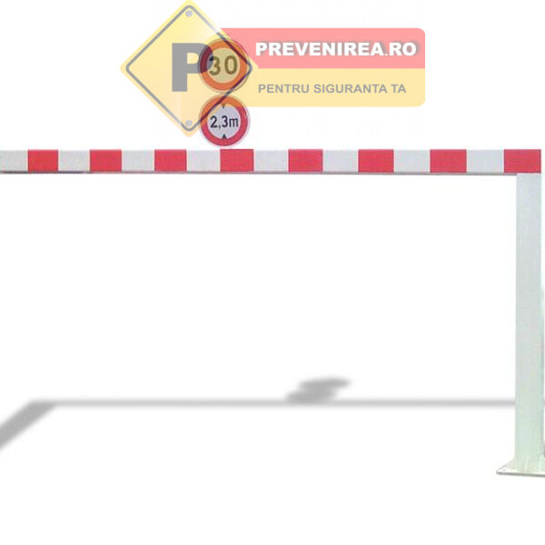 Bariere de Acces cu Limitator de Înălțime Maximă și Indicatoare Rutiere la Comandă
