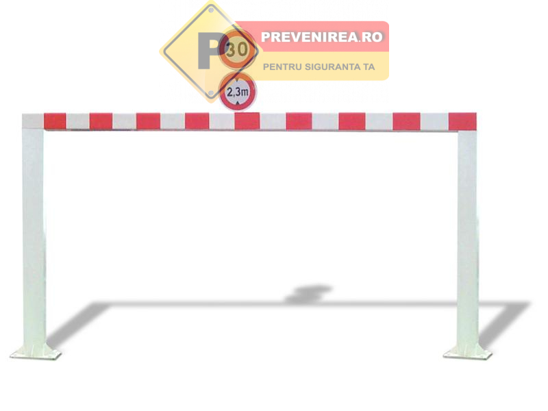 Bariere de Acces cu Limitator de Înălțime Maximă și Indicatoare Rutiere la Comandă