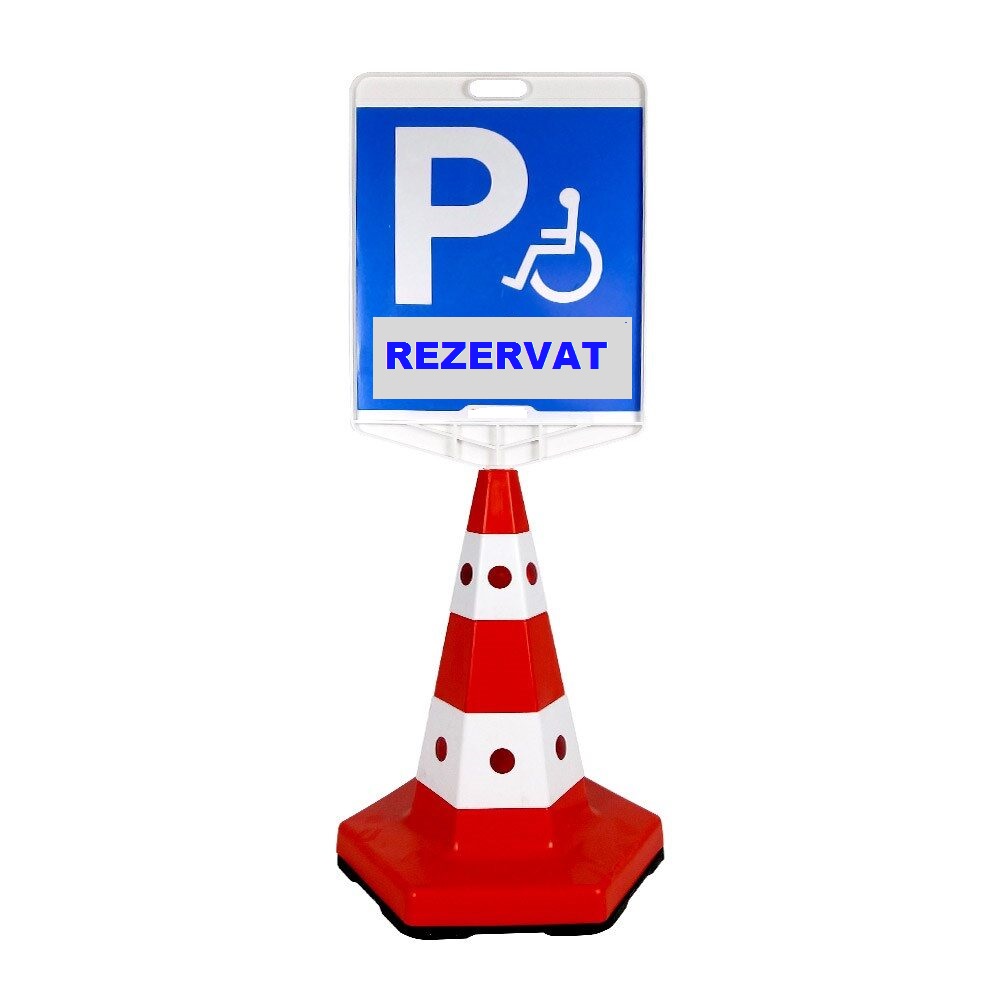 Con de Parcare pentru Persoane cu Dizabilități - Vizibil, Stabil și Sigur