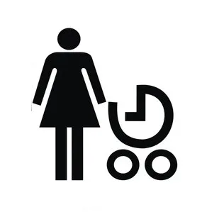 Șabloane pentru marcarea locurilor pentru mamă și copil