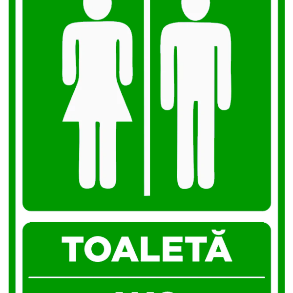 Semn de toaleta wc