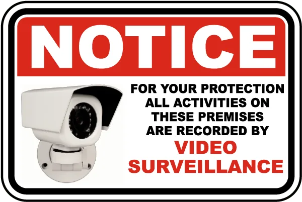 Indicator Siguranța Ta Contează: Toate Activitățile Sunt Monitorizate Video pentru Protecția Clienților