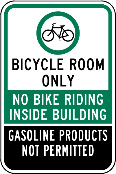 Semn Interzis cu Biciclete - Protejează-ți Spațiile Comerciale și Publice