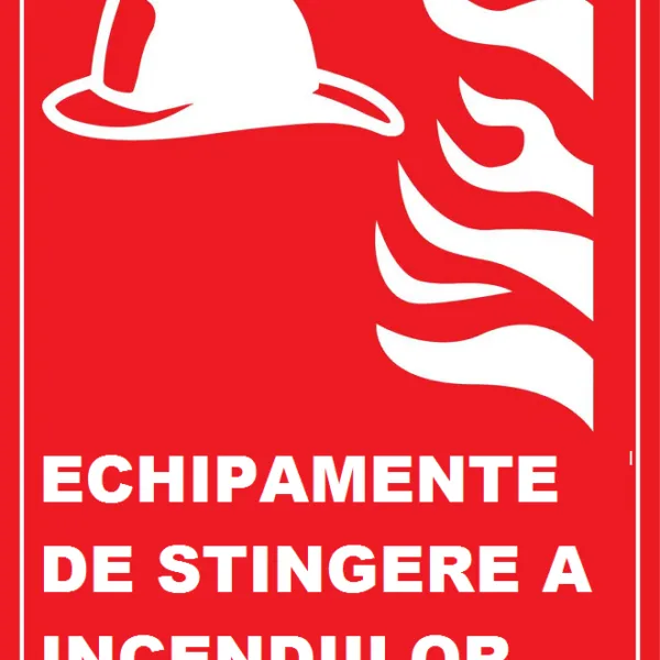 Placuta pentru echipamente de stingere a incendiilor
