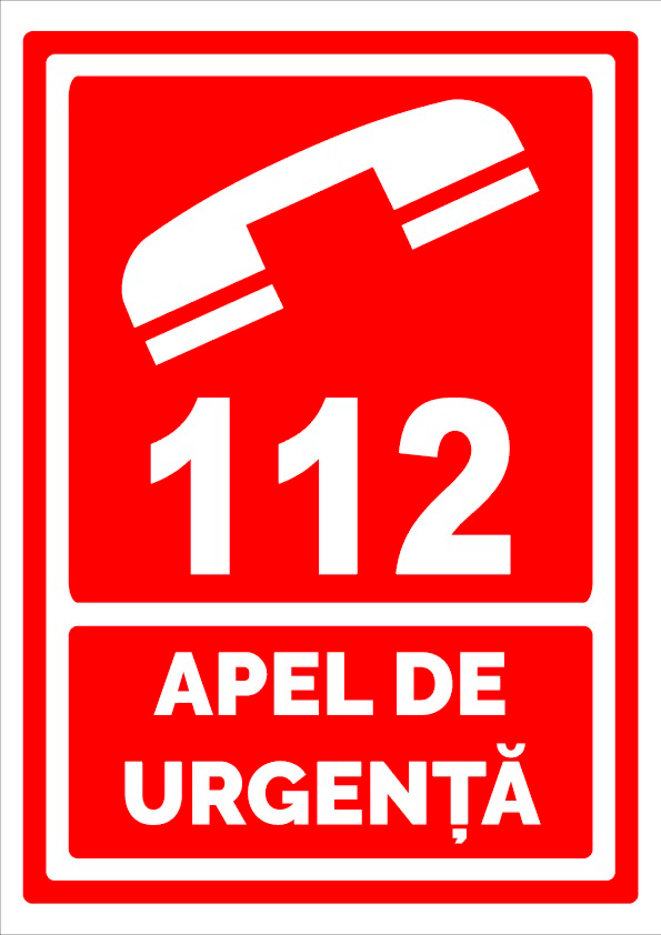 Semn pentru apel de urgenta