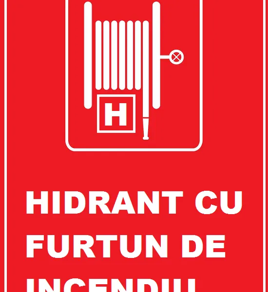 Placuta pentru hidrant cu furtun de incendiu