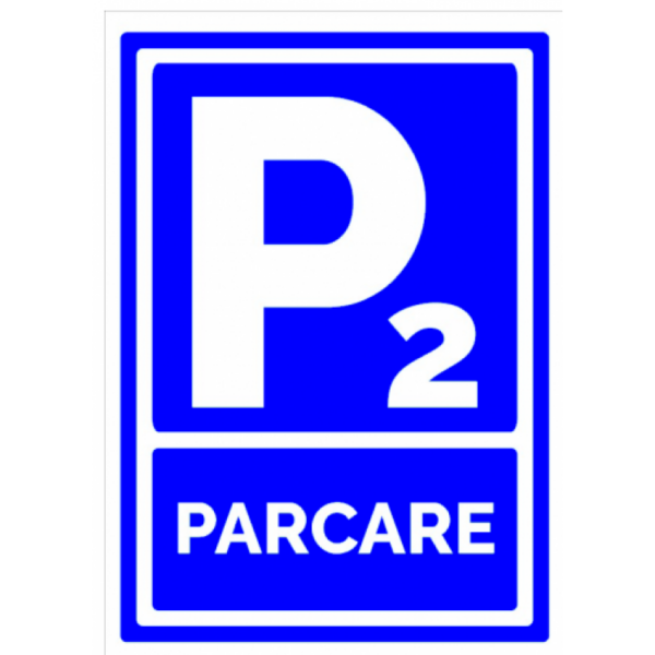 Indicator Personalizat pentru Parcare - Două Locuri Rezervate, Semn Vizibil și Durabil