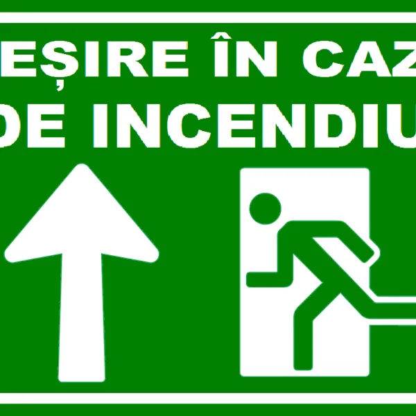Placuta iesire in caz de incendiu