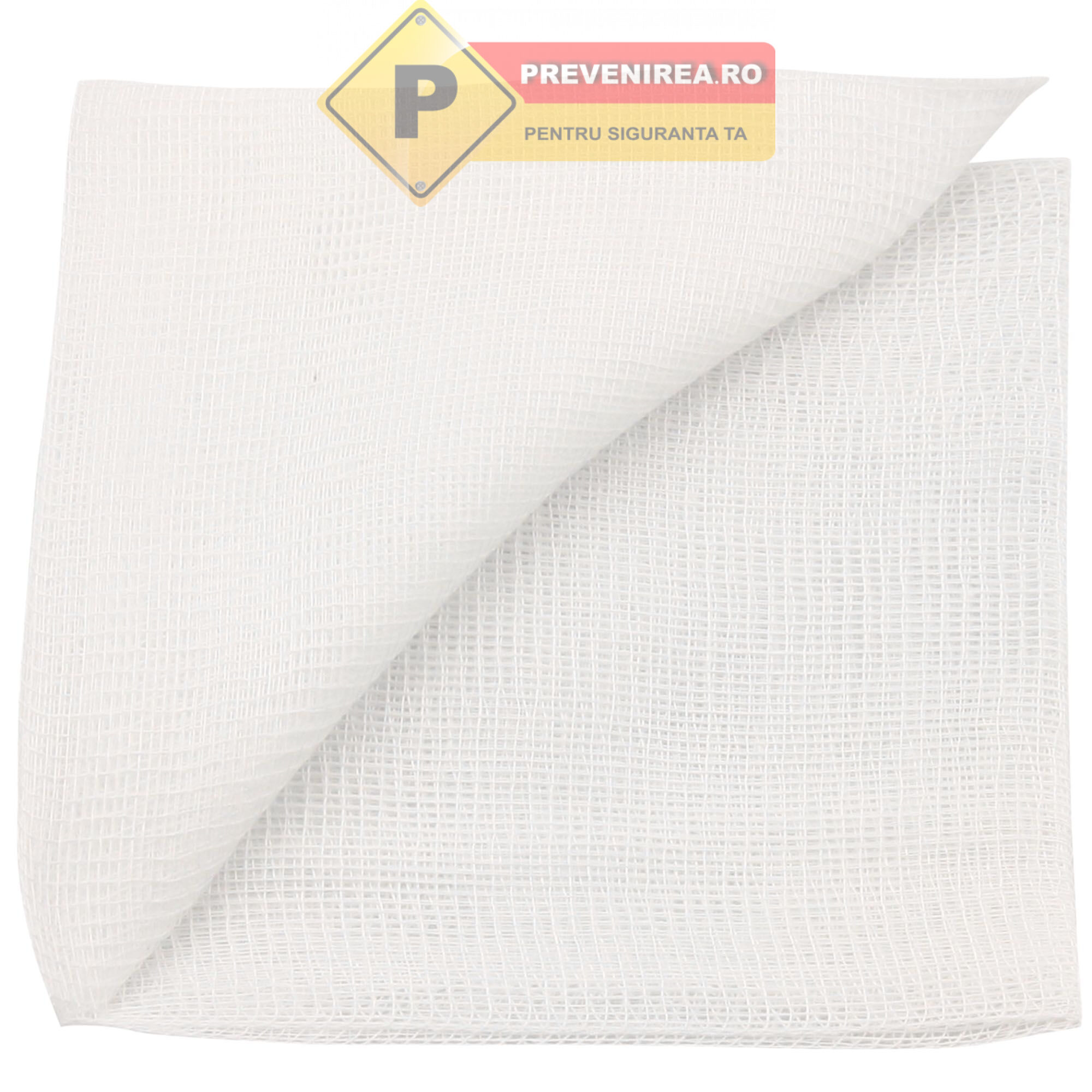 Comprese sterile din tifon - 100% bumbac, de unică folosință