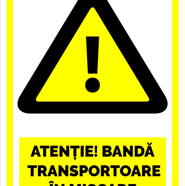Indicator pentru banda transportoare in miscare