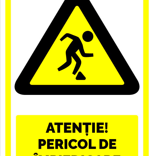 Semn pentru pericol de impiedicare