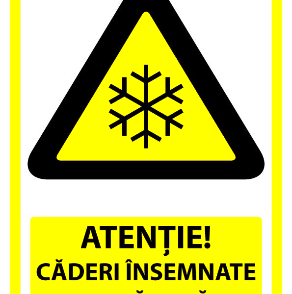 Indicator pentru caderi insemnate de zapada