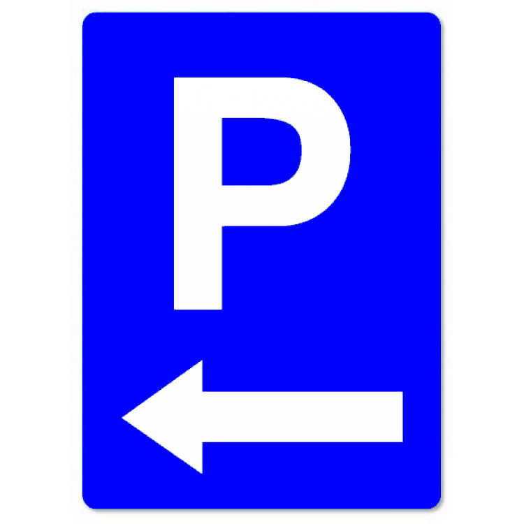 Semn de Parcare cu Săgeată Stânga sau Dreapta