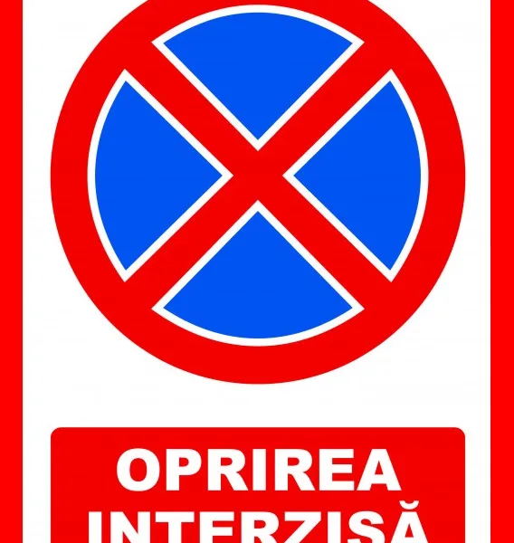 Placuta pentru oprirea interzisa