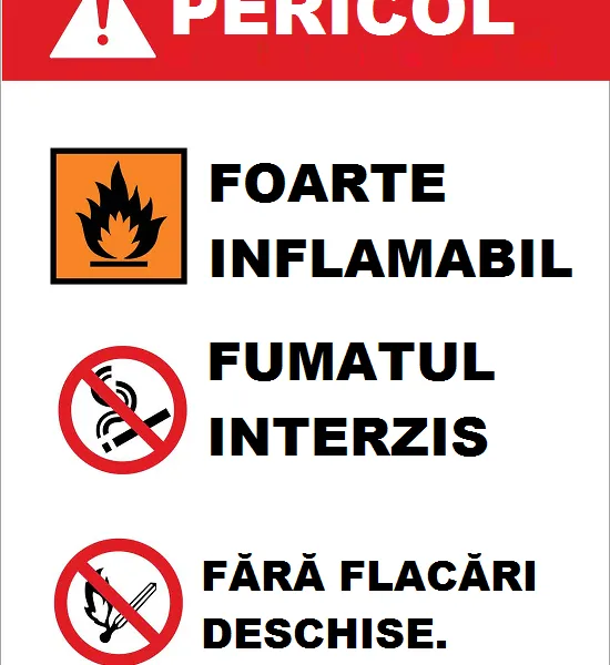 Placuta de interzicere pentru pericol