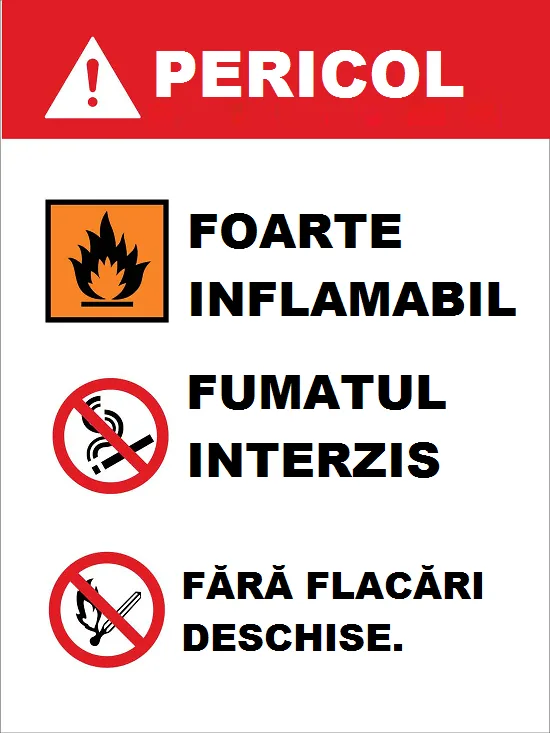 Placuta de interzicere pentru pericol
