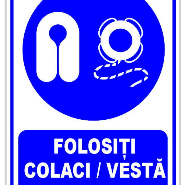 Indicator folositi colaci si veste de salvare