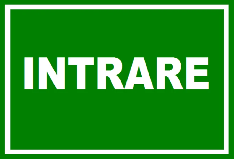 Placute pentru intrare