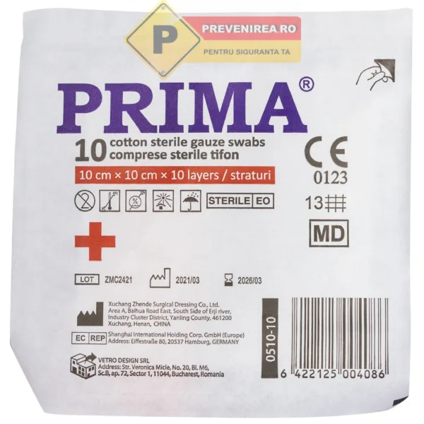 Comprese sterile din tifon special - Tratamente rapide și sigure pentru răni