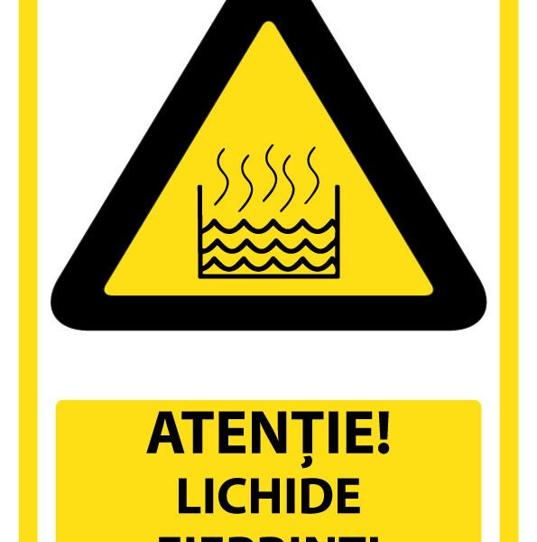 Semn pentru lichide fierbinti